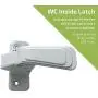 Ideal Security BK312W VP Push Button Storm Door Handle Set with Key lock All Metal Build, Premium Inside Latch, White. Ideal Security BK312W VP Push Button Storm Door Handle Set with Key lock All Metal Build, Premium Inside Latch, White.