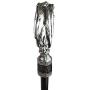Design Toscano Dragons Thorne Drakkar Dragon Gothic Walking Stick, 38 Inch, Polyresin Handle and Metal Cane, Silver Chrome