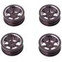4PCS Metal Hub RC Car Wheel 1/28 for Wltoys K989 IW04M Racing Cars Spare Part Replacement Accessories