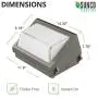 Sunco Lighting 6 Pack 80W LED Wall Pack, Daylight 5000K, 7600 LM, HID Replacement, IP65, 120-277V, Bright Consistent Commercial Outdoor Security Lighting - ETL, DLC