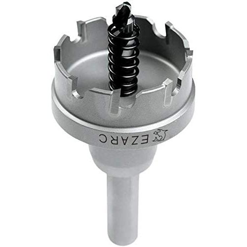 EZARC Carbide Hole Saw Heavy Duty for Stainless Steel Sheet Metal,1-3/4 Inch 44mm