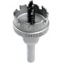 EZARC Carbide Hole Saw Heavy Duty for Stainless Steel Sheet Metal,1-3/4 Inch 44mm
