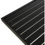 Ulax Furniture 31 x 31 Outdoor Bar Table Patio Metal Bar Bistro Table with Umbrella Hole