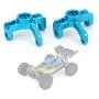 Vbest life Steering Hub Carrier (L/R),Aluminum Alloy Steering Hub Carrier Knuckle Left/Right Upgrade Parts Fits for Wltoys 1/14 144001 RC Car(Blue)