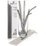 StrawPanda Metal Straws Variety Pack of Six Straws Boba, Long and Regular Sized Reusable Drinking Straws with cleaning brushes and StrawPanda carrying case