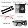 Shooting Glasses Sports Safety Goggles Protective Eyewear For Men and Women…