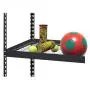 Edsal TRK-482478W5 Black Steel Shelving, 78'' Height x 48'' Width x 24'' Depth Edsal TRK-482478W5 Black Steel Shelving, 78'' Height x 48'' Width x 24'' Depth