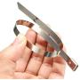 uxcell 12 Inch Stainless Steel Cable Zip Ties 0.4 Inch Width Metal Exhaust Wrap 30pcs
