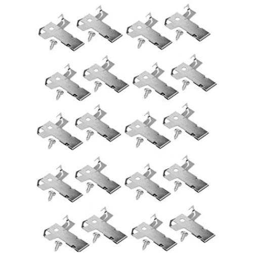 Premium Recessed Light Retrofit C-Clips for Downlight | 10 Pairs of Premium Recessed Lighting Clips | for 5 or 6 in. Traverse