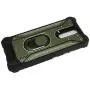 Eaglecell - for LG K40, Harmony 3, Xpression Plus 2 (2019) LM-X420, LG Solo LTE L423DL - Aluminum Metal Hybrid Phone Case with Stand - ZY0 Dark Green