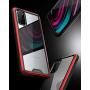 Schnail Saviour Compatible with Samsung Galaxy S20+Plus 5G Clear Case with Metal Frame (2020) (Red)