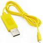 YJYdada RC Helicopter Syma S107 S105 USB Mini Charger Charging Cable Parts Yellow