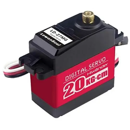 Hiwonder 20KG Digital Servo High Torque Servo Full Metal Gear for RC Model DIY LD-27MG,Control Angle 270°