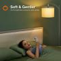 Addlon Floor Lamp for Living Room with Lamp Shade and 9W LED Bulb Modern Standing Lamp Floor Lamps for Bedrooms, Brown