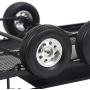 YU-NIYUT Metal Trailer for 1/10 Rc Rock Crawler Truck Trx4 A.x.i.a.l Scx10 90046 90047 Cc01 D90 D110 RC Vehicle Modification Fun for Adults and Kids
