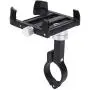 Velaurs Mobile Phone Holder, Mobile Phone Bracket, Anti-Skid Adjustable 360° Rotating Metal Bike for Electric Bike Bicycle Bicycle Part Cycling Mobile Phone Mount