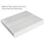 Aluminum Heat Sink Heatsink Module Cooler Fin for High Power Transistor Semiconductor Devices with 16 Pieces fins 120mmx 100mm x 18mm (1 Piece)
