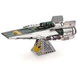 Fascinations Metal Earth Star Wars Rise of Skywalker Resistance A-Wing Fighter 3D Metal Model Kit