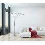 Artiva USA A207901FC 88'' Micah Arched Floor lamp with Dimmer, Chrome