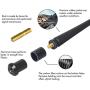 Rydonair Antenna Compatible with Ford F150 2009-2021 | 7 inches Rubber Antenna Replacement | Designed for Optimized FM/AM Reception