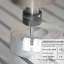 SpeTool 1/4 End Mill for Aluminum 3 Flutes CNC Spiral Router Bit for Aluminum Cut Non-Ferrous Metal Upcut 2.5 inches Long