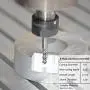 SpeTool 1/4 End Mill for Aluminum 3 Flutes CNC Spiral Router Bit for Aluminum Cut Non-Ferrous Metal Upcut 2.5 inches Long