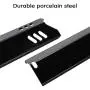 Hisencn 15 inch Heat Plate Replacement for Dyna-glo DGF510SBP, DGF510SSP, Backyard GBC1460W, GBC1461W, BY13-101-001-13, Uniflame GBC1059WB, BHG, 15'' Porcelain Steel Grill Heat Shield Tent Flame Tamer