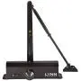 Medium/Heavy Duty Designer Commercial Door Closer - LYNN Hardware DC7016 (US10B Dark Bronze) Surface Mounted, Grade 1- ADA & UL 3 Hour Rated, Adjustable Size 1-6 for entrances & Aluminum storefronts