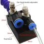 Upgrade Version Mist Coolant Lubrication Spray System for Metal Cutting Engraving Cooling Sprayer Machine for Air Pipe CNC Lathe Milling Drill