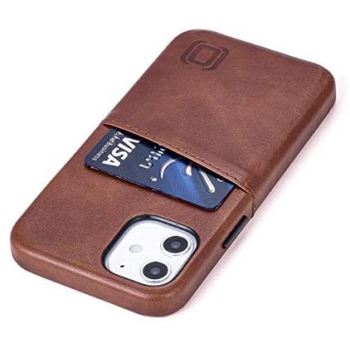 Dockem iPhone 12 Mini Wallet Case: Built-in Metal Plate for Magnetic Mounting & 1 Credit Card Holder (5.4'' Exec M2, Smooth Synthetic Leather, Brown) Dockem iPhone 12 Mini Wallet Case: Built-in Metal Plate for Magnetic Mounting & 1 Credit Card Holder (5.4'' Exec M2, Smooth Synthetic Leather, Brown)