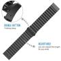 Valkit Compatible Samsung Galaxy Watch 3 45mm/Galaxy Watch 46mm Bands, 22mm Link Bracelet for Men Women Stainless Steel Wrist Band Metal Strap for Galaxy Watch 3 45mm/Gear S3 Frontier, Black