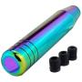 Lunsom Aluminum Alloy Shifter Knob Long Weighted Gear Stick Lever Shift Head Car Metal Shifting Handle with Adapters Fit Most Automatic Manual Transmission Vehicle (Multicolor)