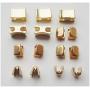 # 10 Solid Brass Golden Zipper Top Stop and Bottom Stop,Zipper Repair Kit,Zipper Slider Retainer (#10)