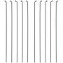 Hobbypark Φ1.2mm x L180mm (7.1 inch) Steel Z Pull / Push Rods Parts for RC Airplane Plane Boat Replacement (Pack of 10)