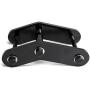 Heavy Metal Suspensions - Fits 1987-1995 Jeep Wrangler YJ 1.5'' Front + 1.5'' Rear Boomerang Shackles High Strength Carbon Steel Lift Kit