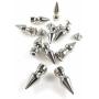 Spikes Metal Screwback 1'' Long 12 Pieces