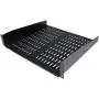StarTech.com 2U Server Rack Shelf - Universal Vented Cantilever Tray for 19'' Network Equipment Rack & Cabinet - Heavy Duty Steel - 50lb - 16'' Deep (CABSHELFV) Black StarTech.com 2U Server Rack Shelf - Universal Vented Cantilever Tray for 19'' Network Equipment Rack & Cabinet - Heavy Duty Steel - 50lb - 16'' Deep (CABSHELFV) Black