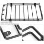 Demeras Rc Car Roof Rack Metal Roof Luggage Rack Carrier Upgrade Spare Parts Accessory Fit for Lc80 Rc Car Model