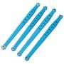 Dilwe RC Spare Parts, Front and Rear Metal Rods for 1/10 Remote Control Car Climbing Car AXIAL SCX10 4WD RC Cars Upgraded Hop up Parts