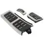 ROADFAR Drill Free Aluminum Fuel Accelerate Brake at Pedals Covers Compatible with 1992-2019 AUDI A4 S4 A5 A6 Q5 S5 A7 at Metal Aluminum Fuel Sports Pedal Full Set Accel