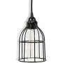 Rustic State Industrial Vintage Style | DIY Farmhouse Metal Wire Cage for Hanging Pendant Lighting | Light Fixture Lamp Guard | Rare Curved Design Black Rustic State Industrial Vintage Style | DIY Farmhouse Metal Wire Cage for Hanging Pendant Lighting | Light Fixture Lamp Guard | Rare Curved Design Black