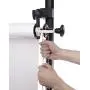 Impact Backdrop Holder for Photography Background Paper with 4-Meter Silver Metal Chain, 42 lb Load Capacity - VPD-DSMC2 Varidrive, 2 Drive Inserts Retractable Backdrop Support System
