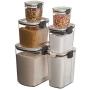 Progressive International Prepworks by Progressive 6-Piece ProKeeper Clear Storage Container Set, Variety