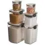 Progressive International Prepworks by Progressive 6-Piece ProKeeper Clear Storage Container Set, Variety