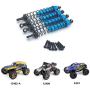 Facibom Metal Oil Filled Front & Rear Shock Absorber Damper for Wltoys 12402-A A323 12409 1/12 RC Car Upgrade Parts,Blue