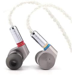 LINSOUL TIN Audio T2 HiFi 2DD Double Dynamic Drive in Ear Earphone Bass DJ Metal Headphones, 3.5 mm MMCX