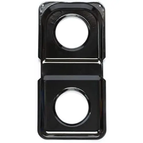 Range Kleen P501 Black Porcelain Rectangular Gas Stove Drip Pan, 16.875 x 8.125-Inches Range Kleen P501 Black Porcelain Rectangular Gas Stove Drip Pan, 16.875 x 8.125-Inches