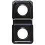 Range Kleen P501 Black Porcelain Rectangular Gas Stove Drip Pan, 16.875 x 8.125-Inches