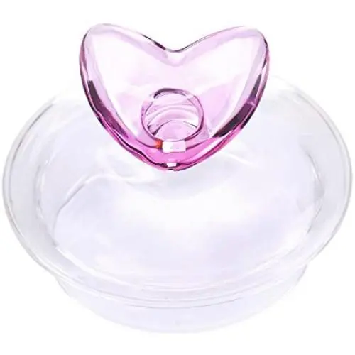 Teabloom Replacement Glass Teapot Lid for Eternal Love Heart Teapot and Many Other 34-40 oz Teapots with Diameters Between 6.0 cm and 8 cm - Spare Part Teabloom Replacement Glass Teapot Lid for Eternal Love Heart Teapot and Many Other 34-40 oz Teapots with Diameters Between 6.0 cm and 8 cm - Spare Part