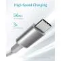 USB Type C Cable, Anker [2-Pack 3ft] Premium Nylon USB-C to USB-A Fast Charging Type C Cable, for Samsung Galaxy S10 / S9 / S8 / Note 8, LG V20 / G5 / G6 and More(Silver)